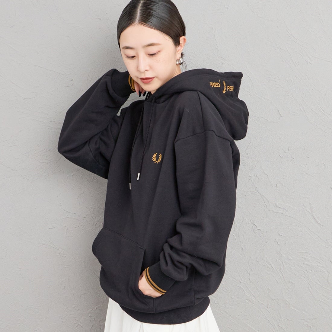 BLACK/D.CA&&モデル身長：150cm 着用サイズ：S&&