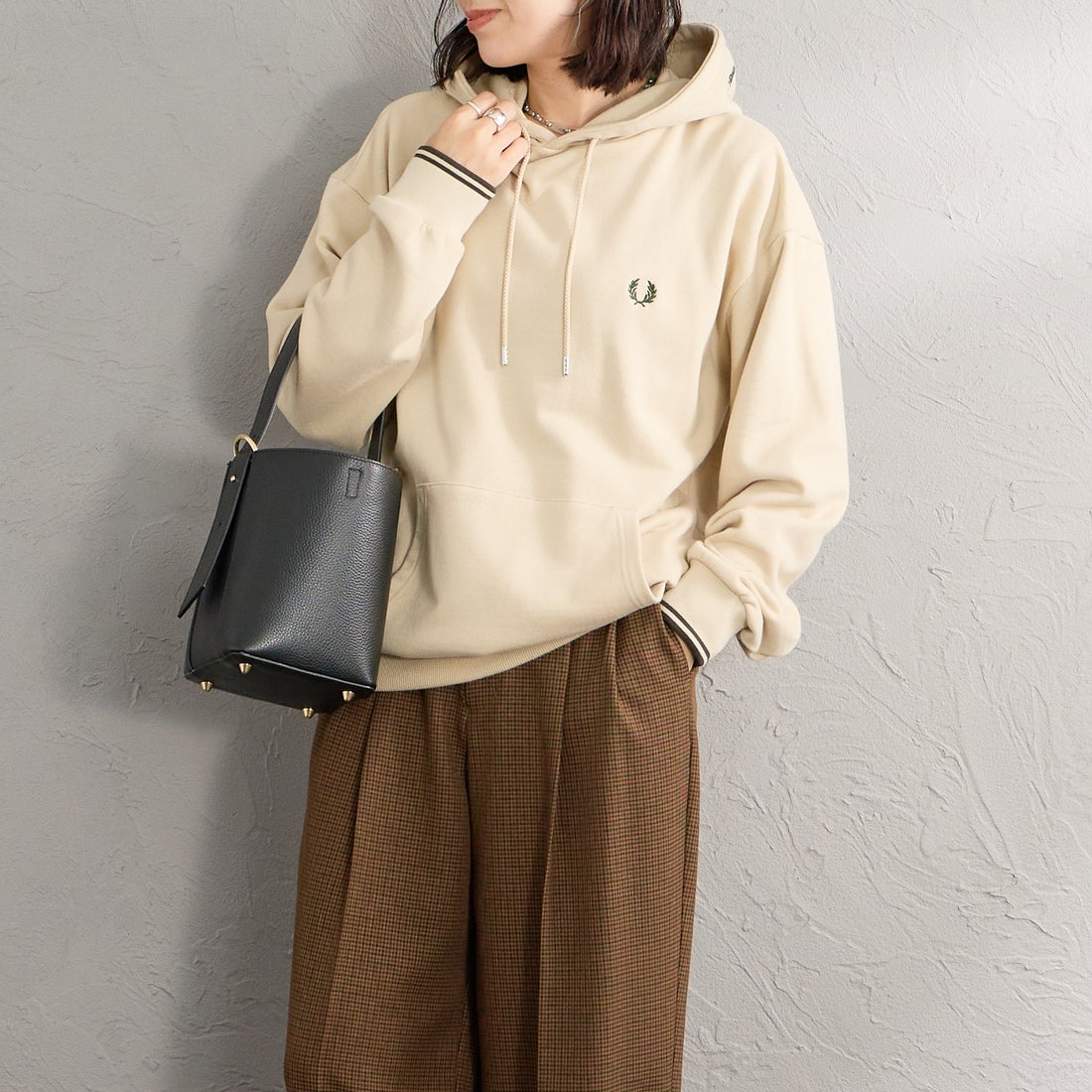 BLACK/D.CA&&モデル身長：150cm 着用サイズ：S&&