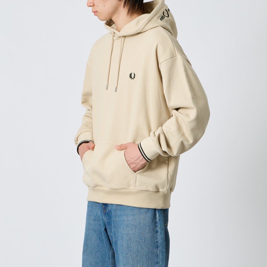 OATMEAL/NI&&モデル身長：177cm 着用サイズ：L&&