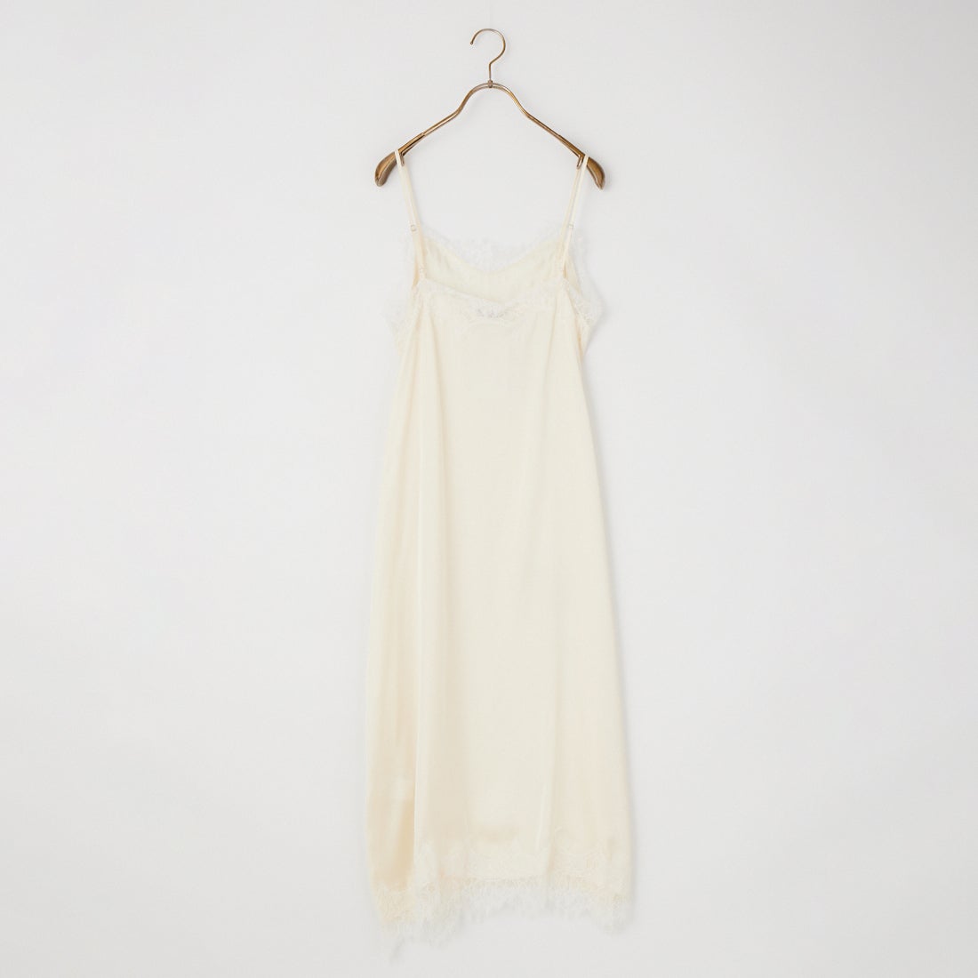 TORRAZZO DONNA [トラッゾドンナ] レースサテンキャミソールドレス [6267-401] 06 O.WHITE