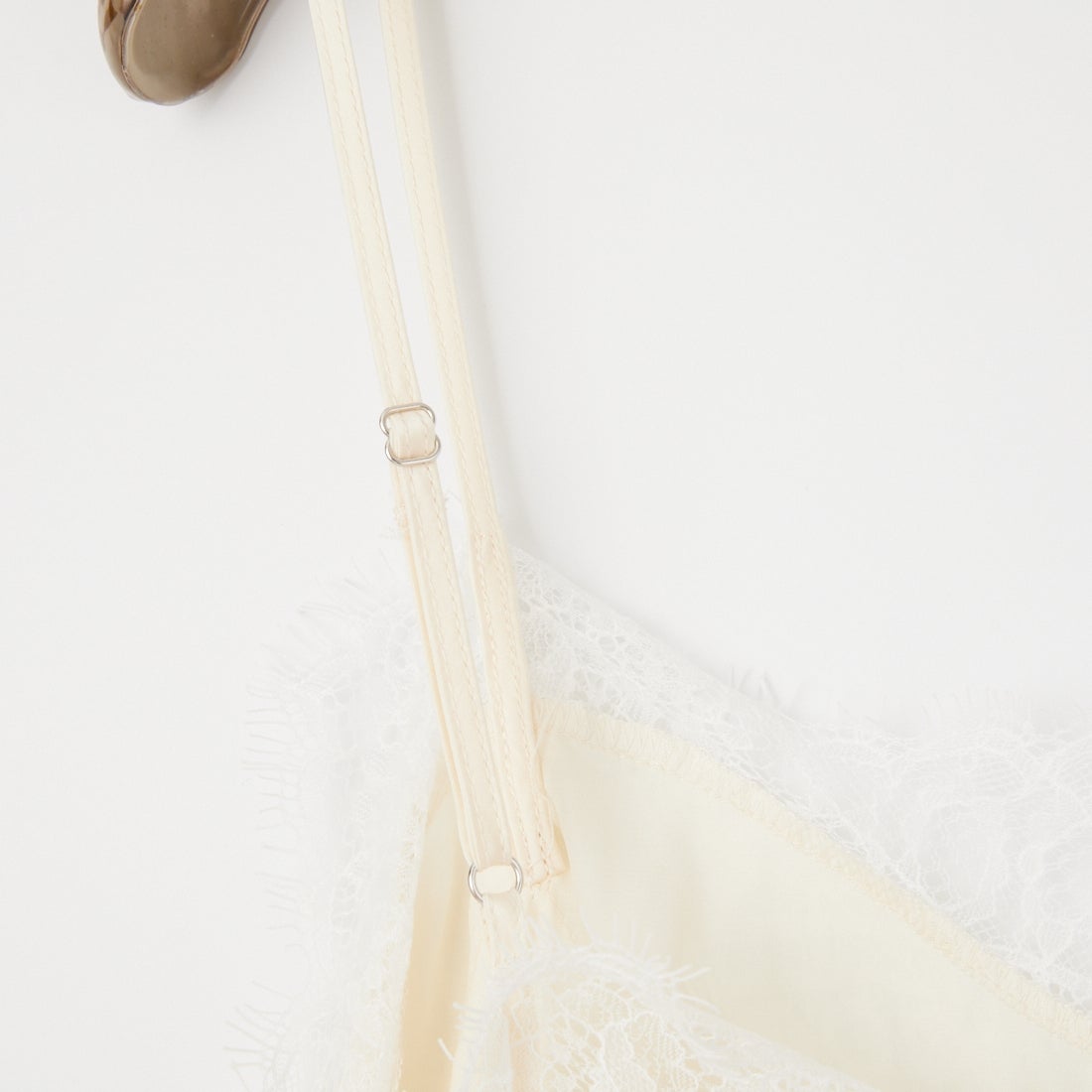 TORRAZZO DONNA [トラッゾドンナ] レースサテンキャミソールドレス [6267-401] 06 O.WHITE