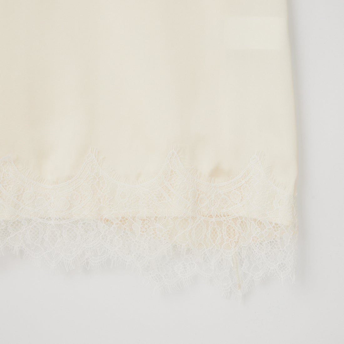 TORRAZZO DONNA [トラッゾドンナ] レースサテンキャミソールドレス [6267-401] 06 O.WHITE
