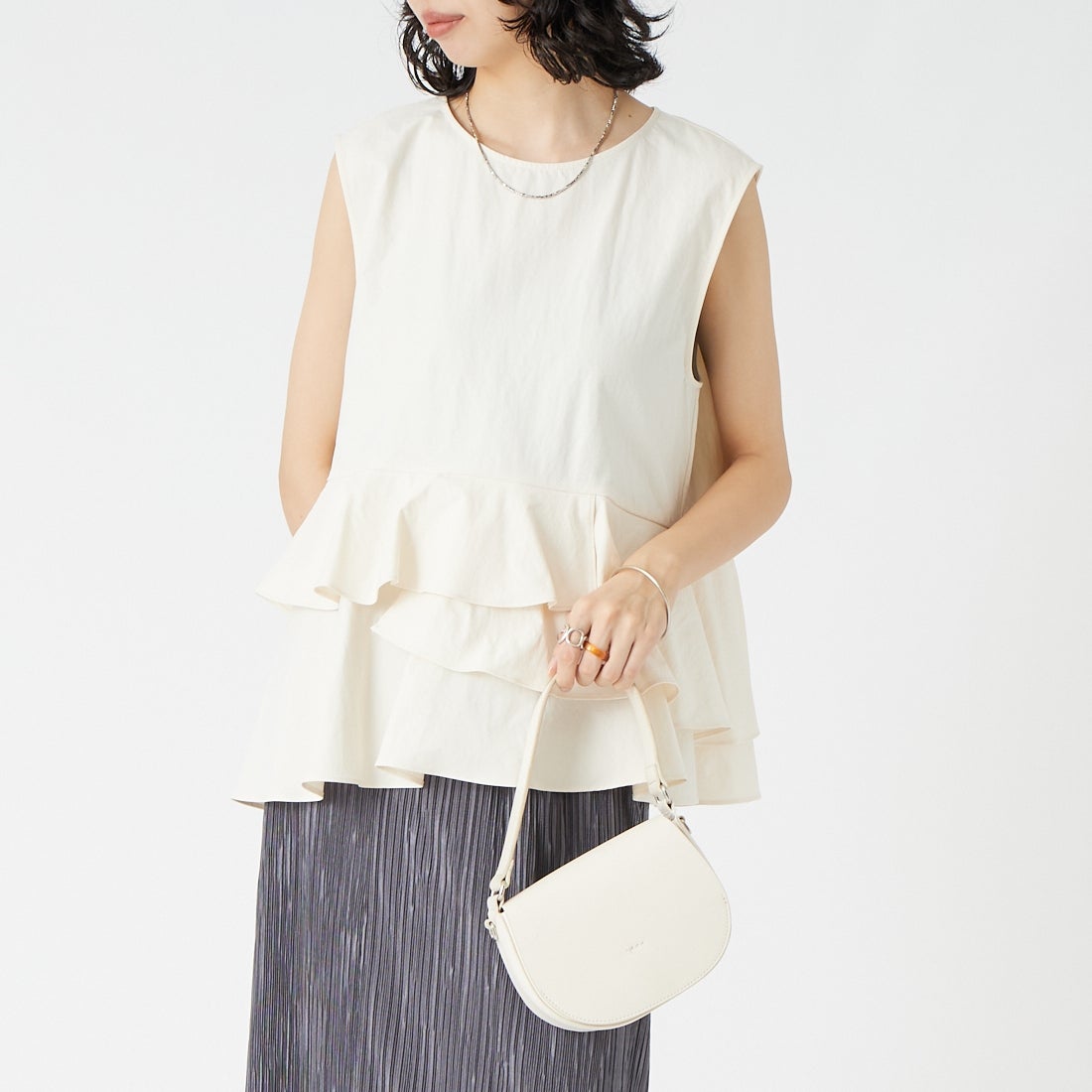 IVORY&&モデル身長：162cm 着用サイズ：F&&