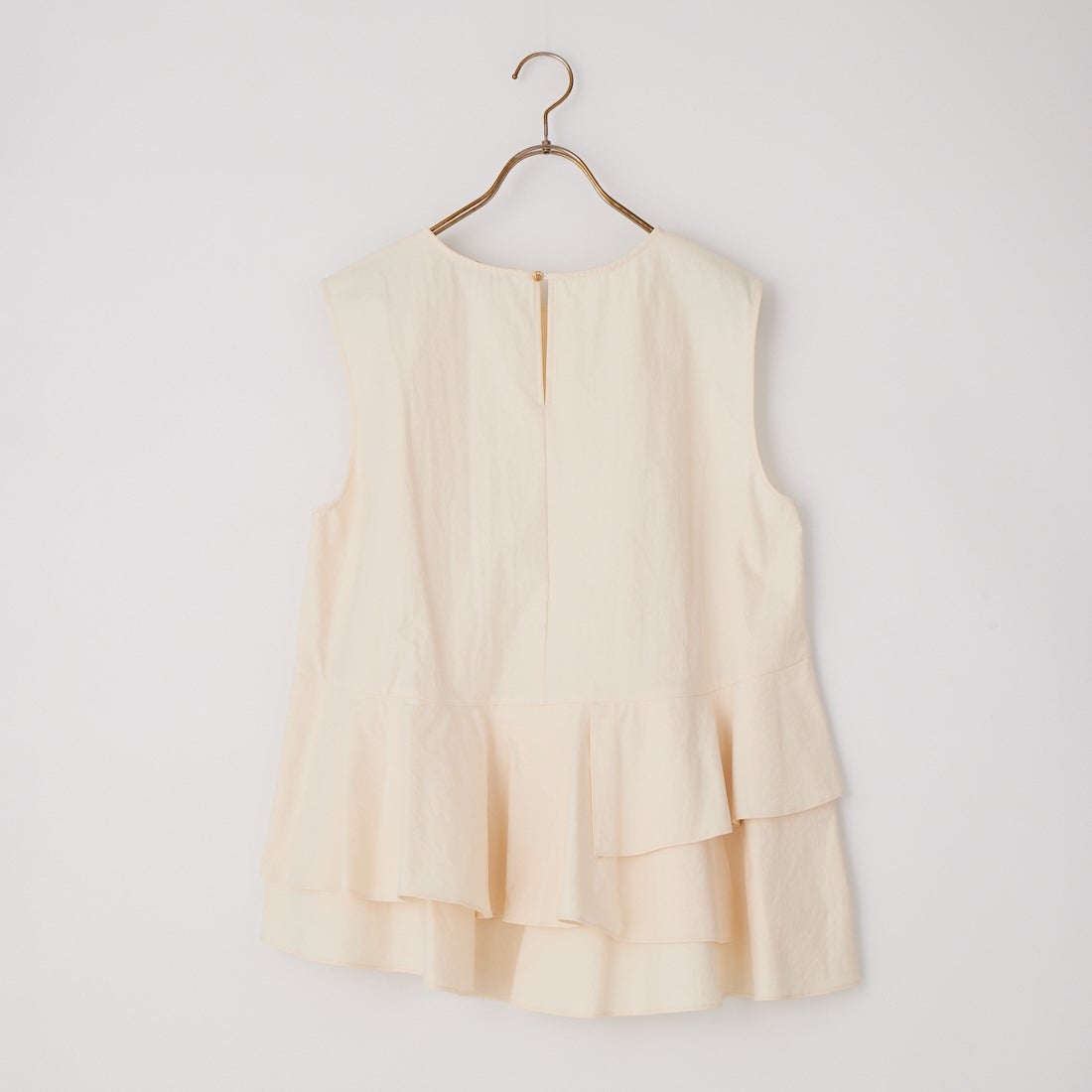 CHIGNON [シニヨン] ソフトタフタペプラムブラウス [1863-603KK] IVORY