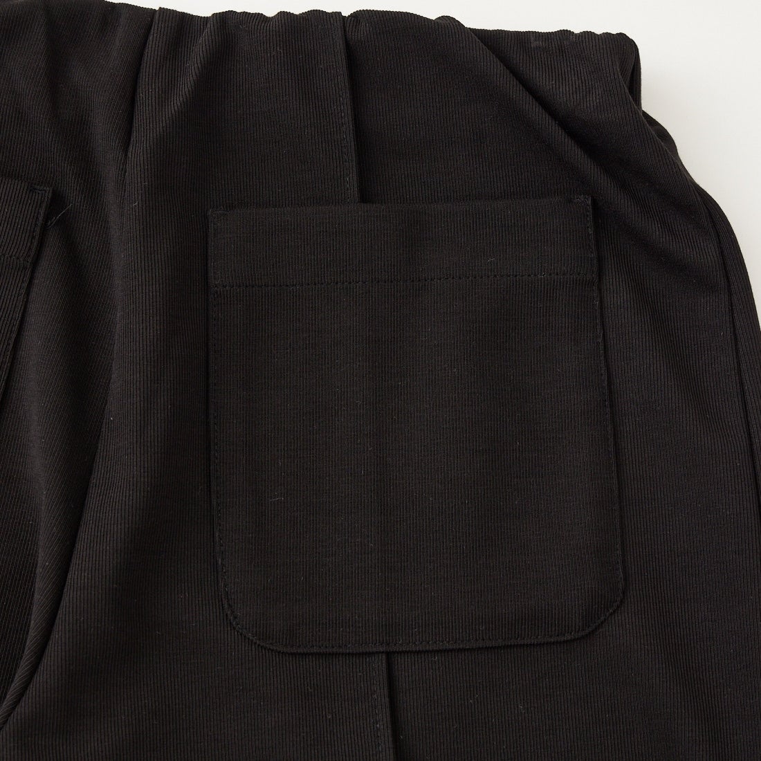 CHIGNON [シニヨン] ソフトリブフレアパンツ [3861-069-2GL] BLACK