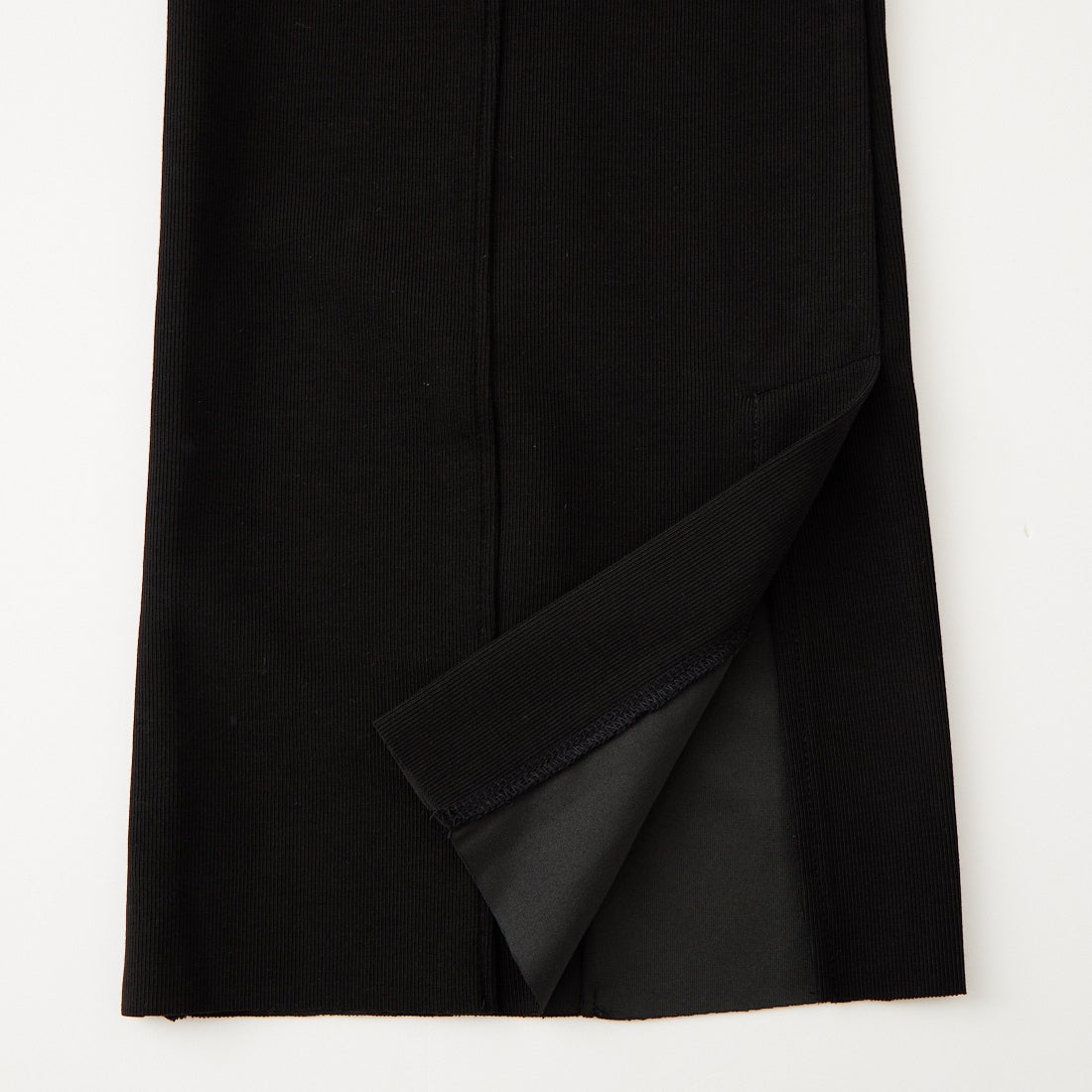 CHIGNON [シニヨン] ソフトリブフレアパンツ [3861-069-2GL] BLACK