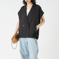 BLACK&&モデル身長：162cm 着用サイズ：F&&