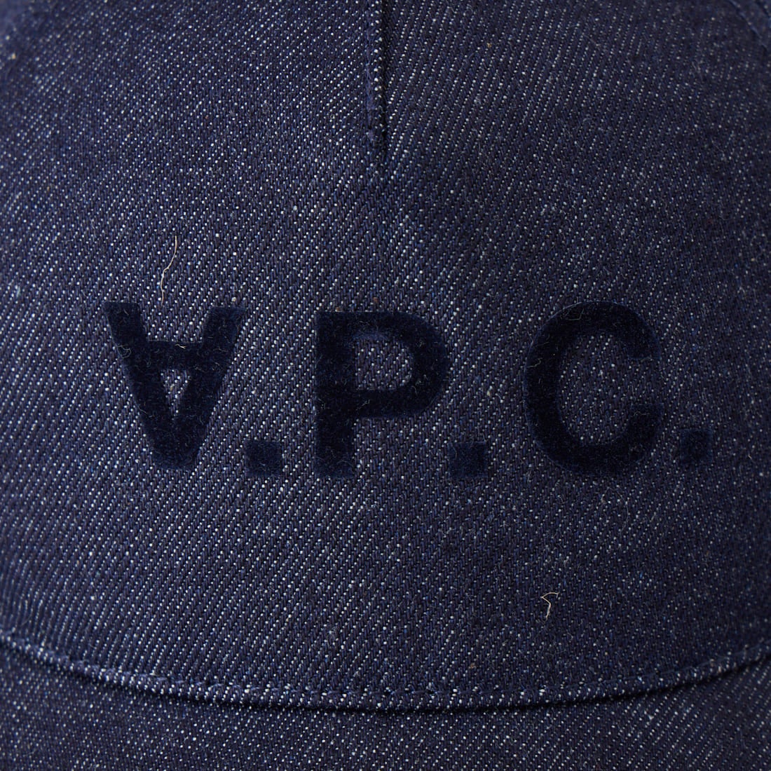 A.P.C. [アー・ペー・セー] VPCロゴ デニムキャップ [CASQUETTE-EDEN