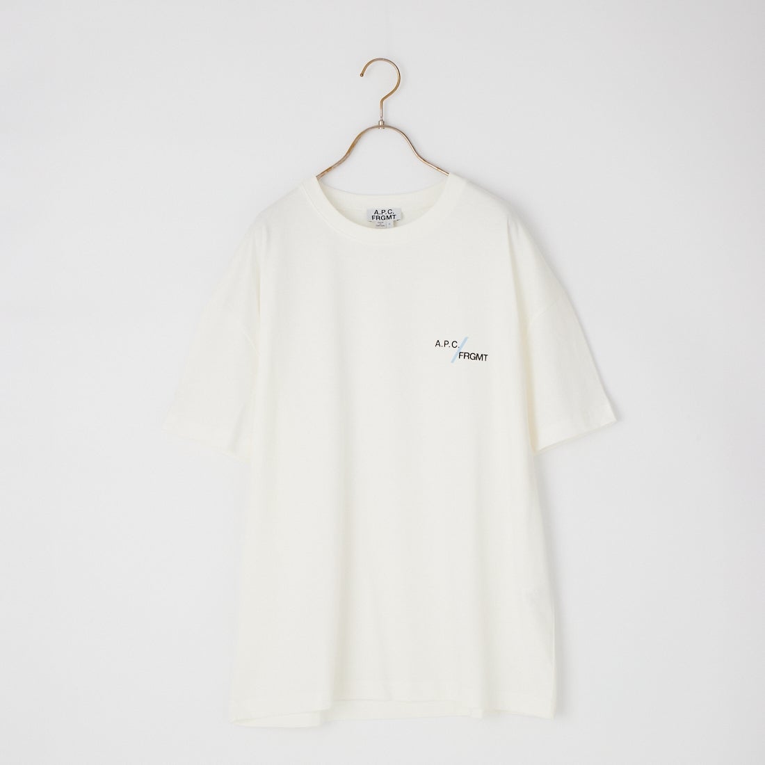 A.P.C. [アー・ペー・セー] アウトラインロゴ刺繍Tシャツ [T-SHIRT-NEW
