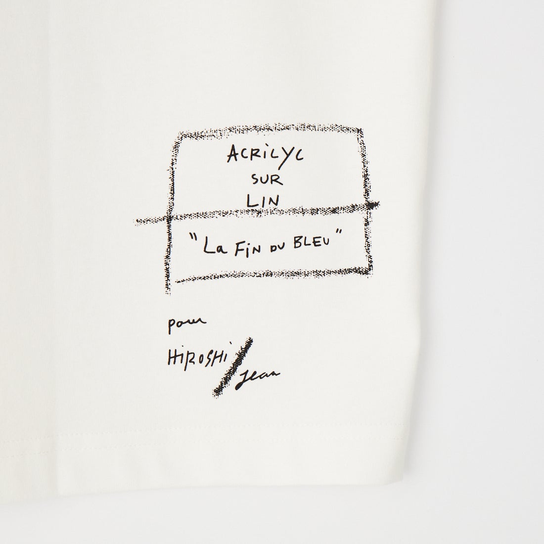 A.P.C. × FRGMT [アー・ペー・セー × フラグメントデザイン] Olivier M Tシャツ [T-SHIRT-OLIVIER-M] 90 BLANC