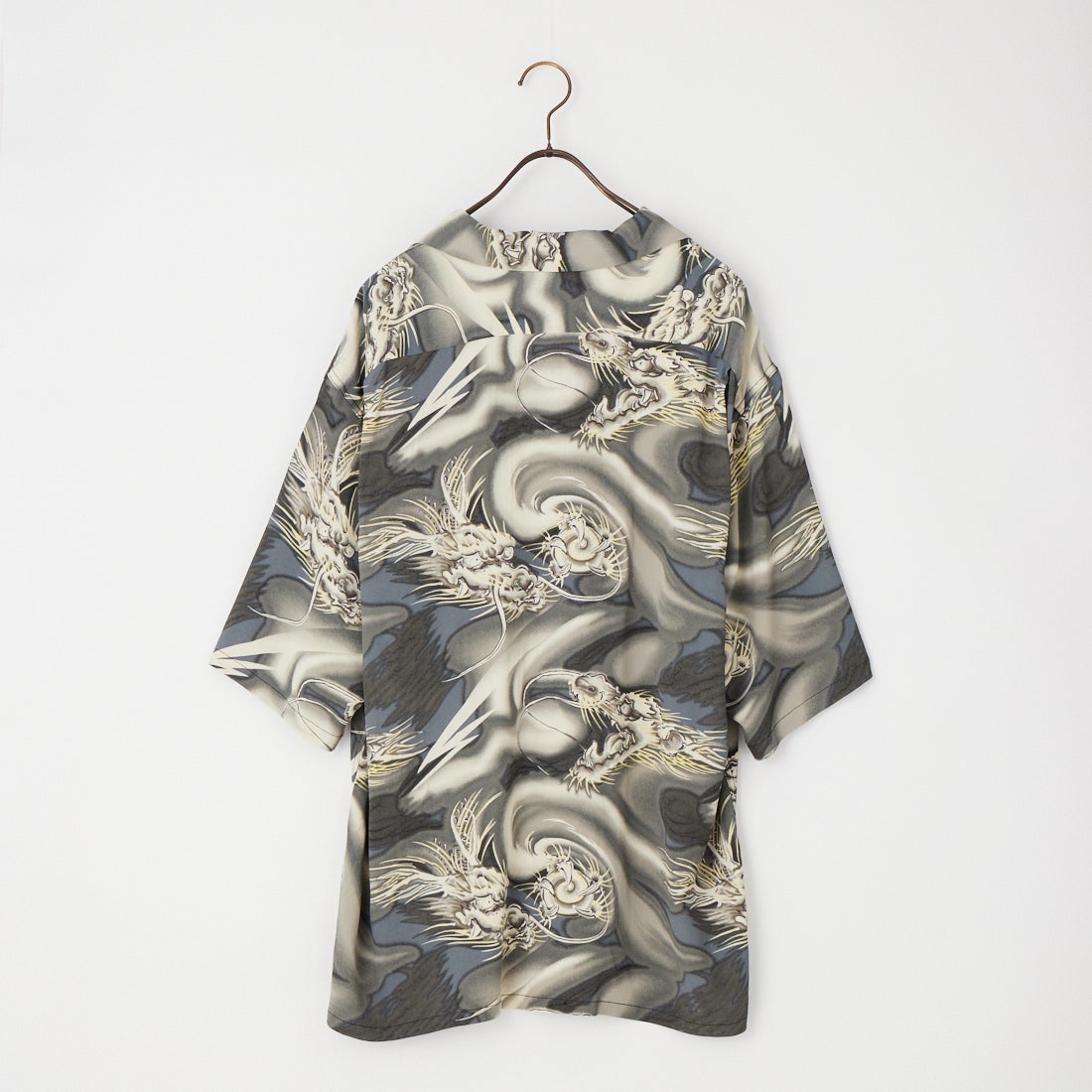 GOLD [ゴールド] ドラゴンアロハシャツ [GL39653] 119 BLACK