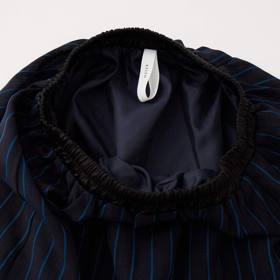 Kelen [ケレン] シアーストライプAラインイージースカート GRAM [LKL26SSK2054] NAVY