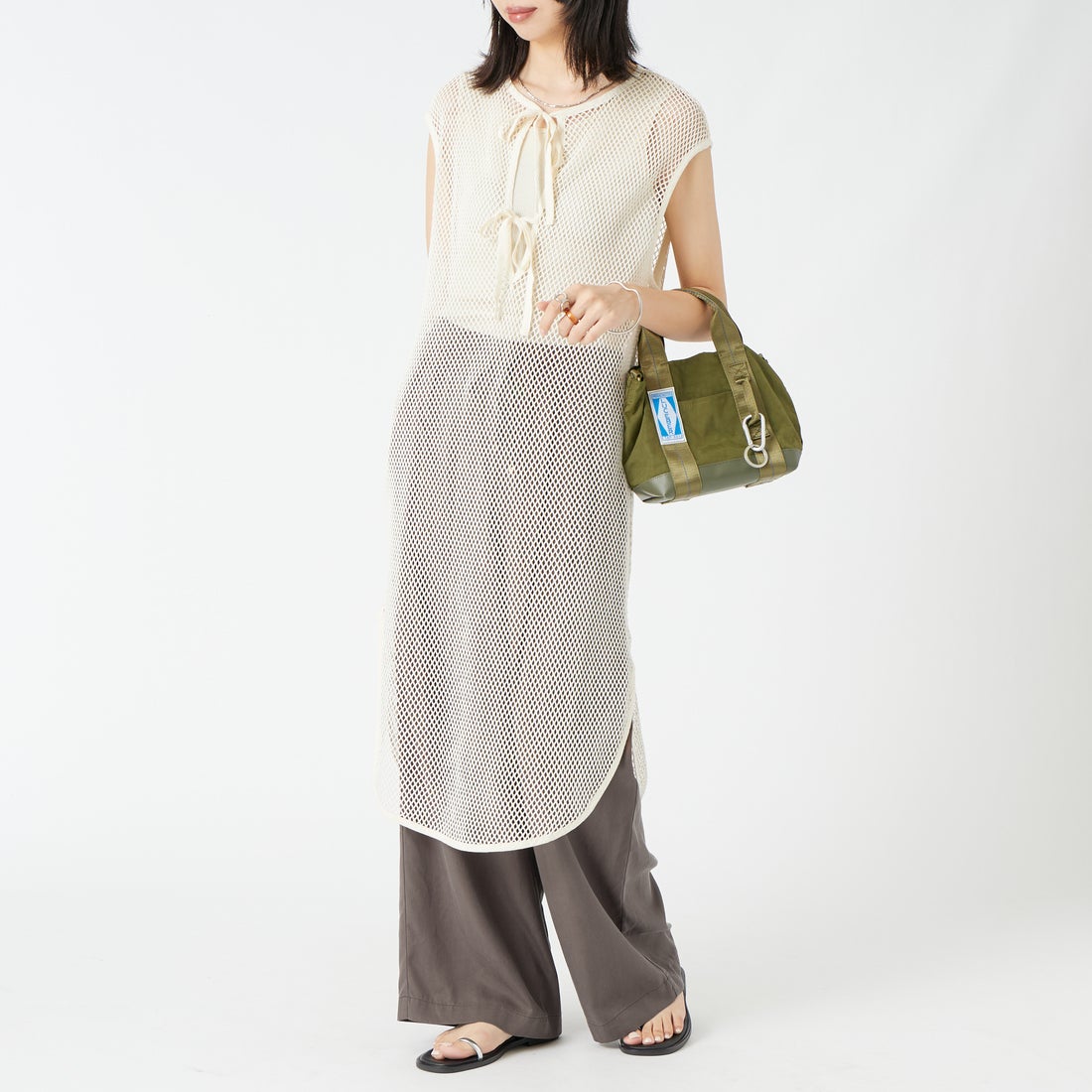 ECRU&&モデル身長：162cm 着用サイズ：1&&