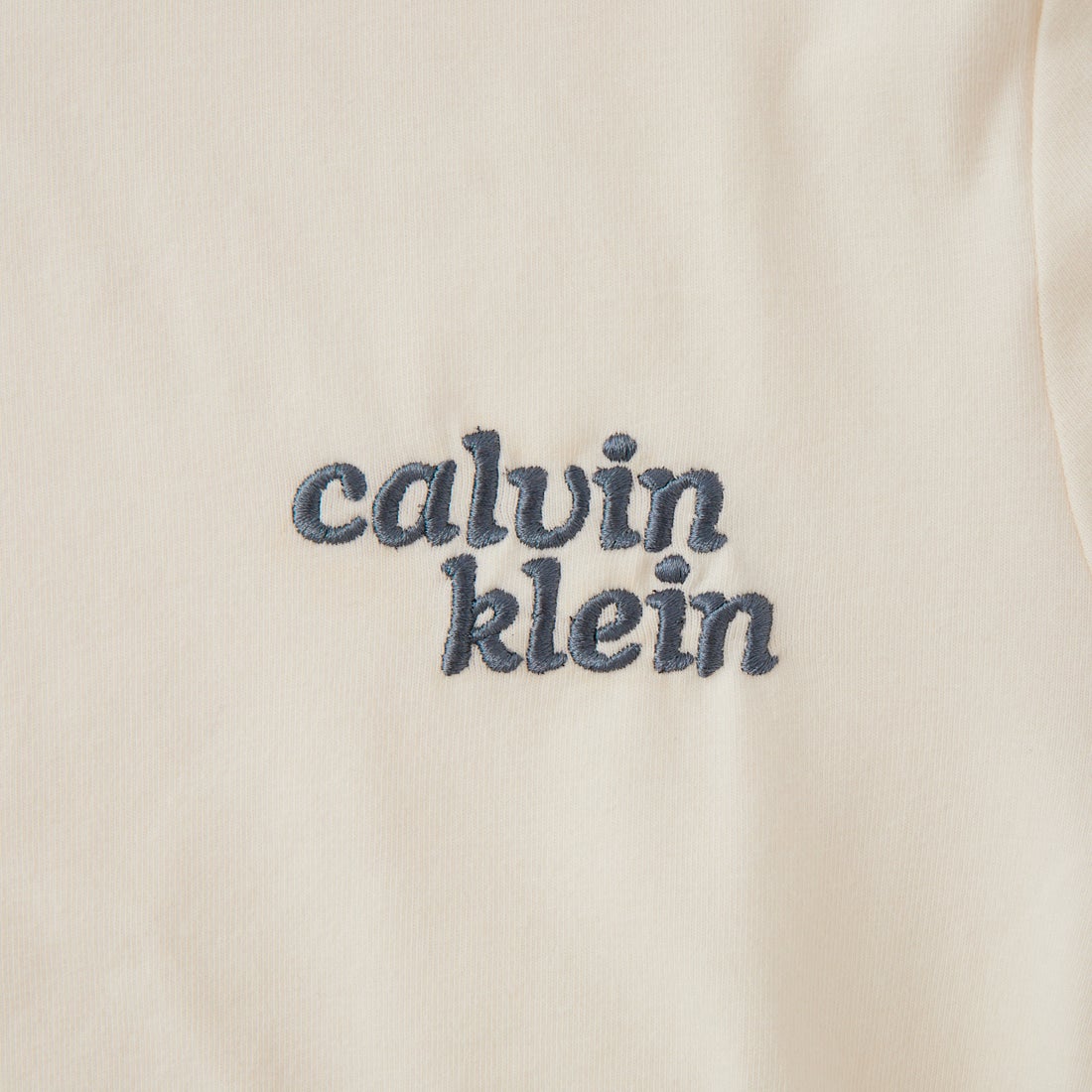 Calvin Klein [カルバンクライン] ショートスリーブ スリムロゴリンガーTシャツ [47G803G] YAS