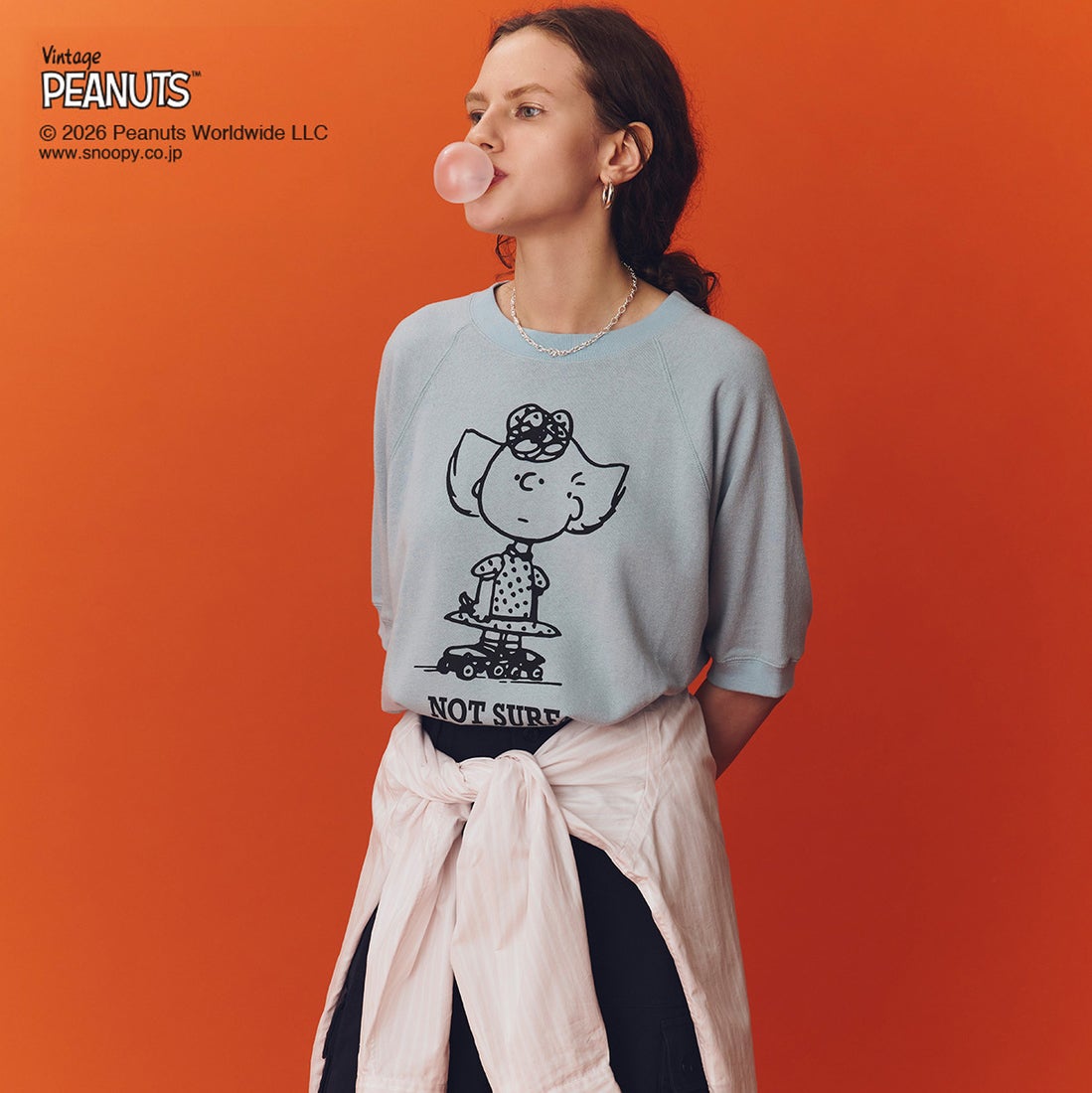 THE SHINZONE [ザ シンゾーン] PEANUTS ハーフスリーブスウェット