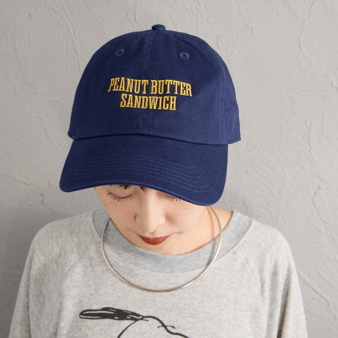 THE SHINZONE [ザ シンゾーン] PEANUT BUTTER SANDWICH 刺繍キャップ [26MMSIT13] 85 NAVY