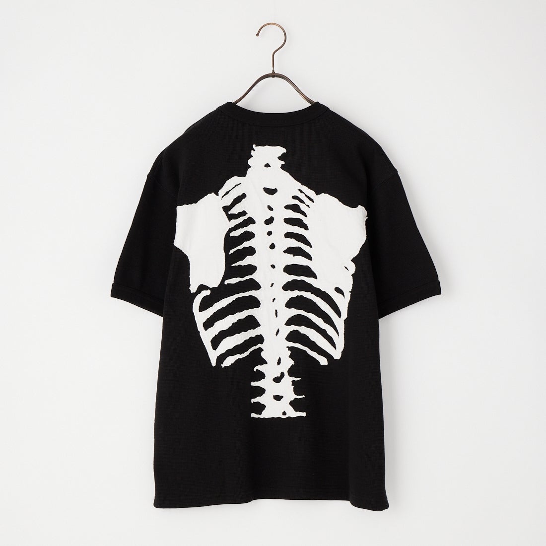 VANSON [バンソン] BONE サーマルショートスリーブTシャツ [RZV-2601] BLACK