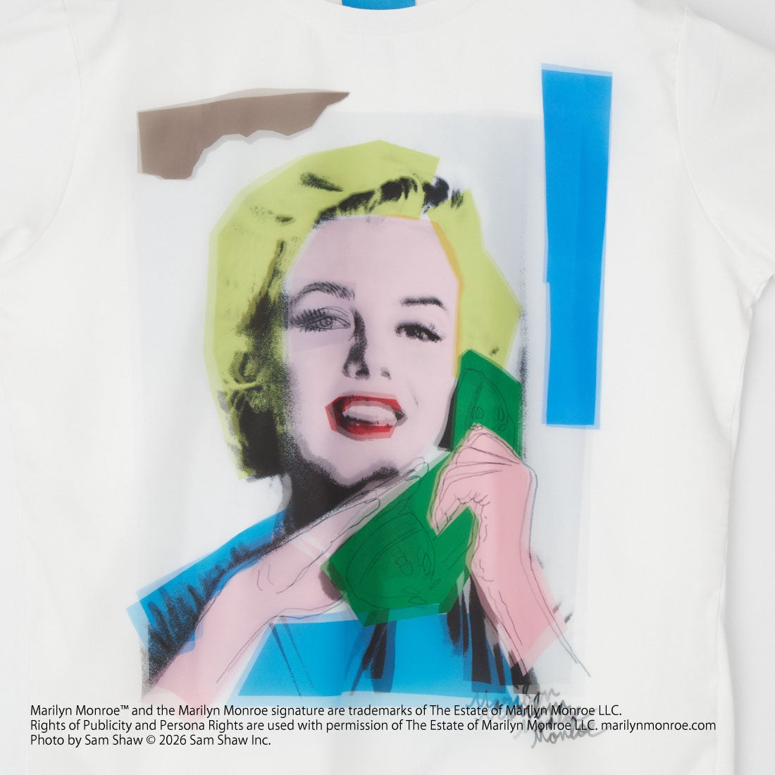 TRIPPY MIKIO ART [トリッピーミキオアート] MONROE TELEPHONE ショートスリーブTシャツ [TR-141] WHITE