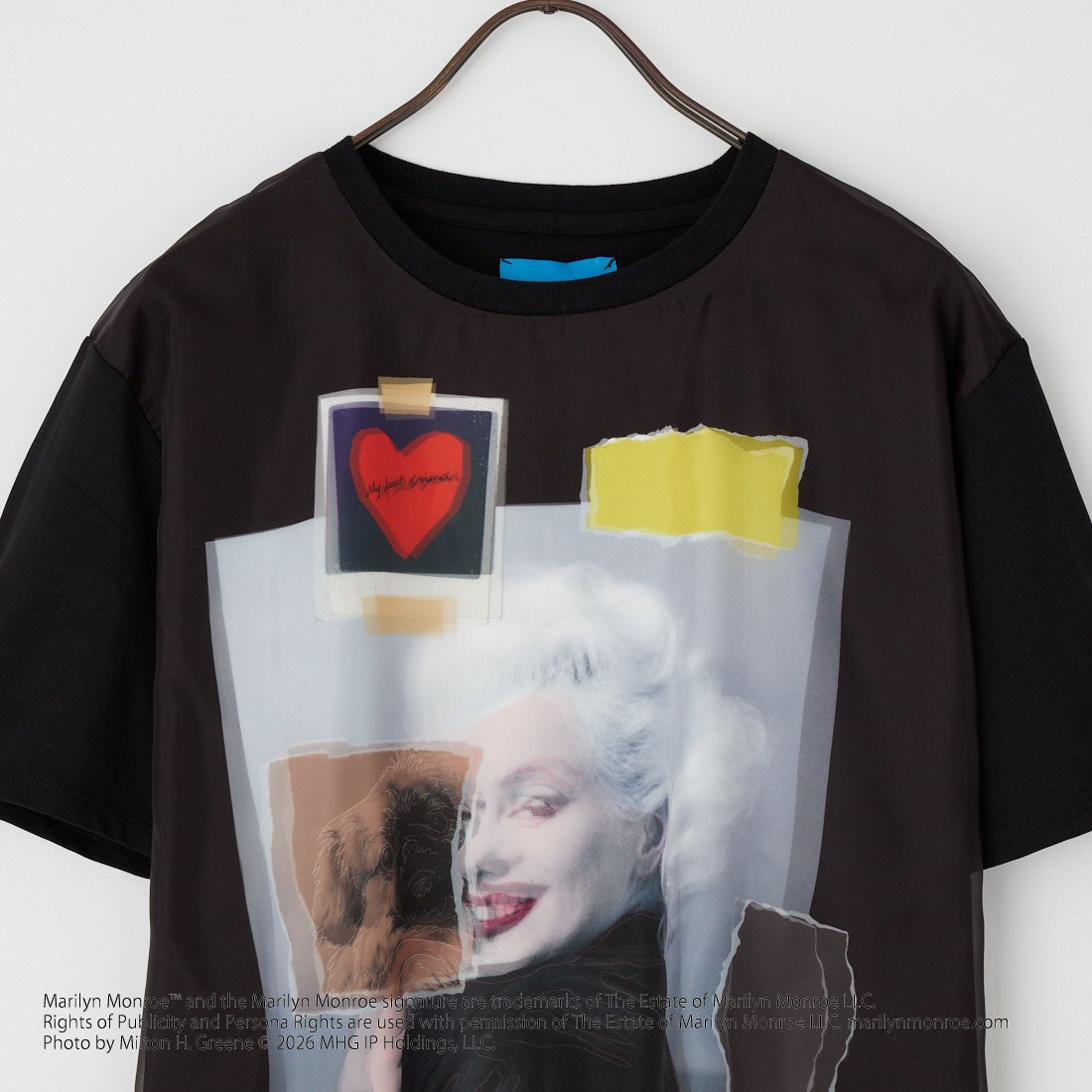 TRIPPY MIKIO ART [トリッピーミキオアート] MONROE MY SWEET HEART ショートスリーブTシャツ [TR-142] BLACK
