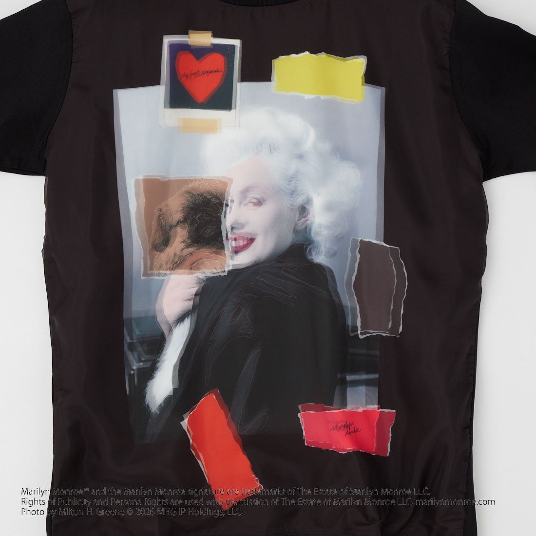 TRIPPY MIKIO ART [トリッピーミキオアート] MONROE MY SWEET HEART ショートスリーブTシャツ [TR-142] BLACK