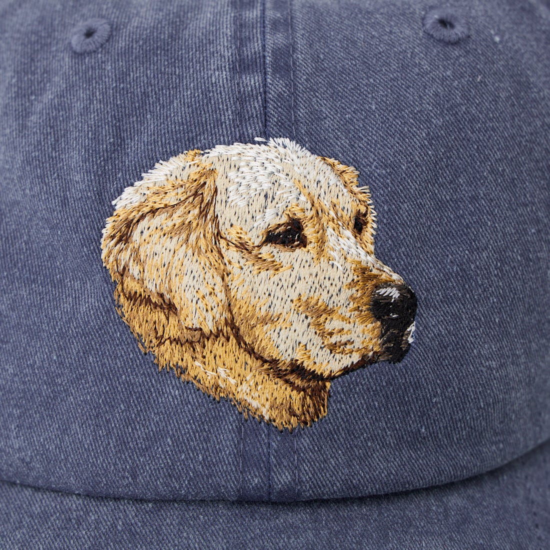 Superior Stitch Embroidery [スーペリア ステッチ エンブロイダリー] ドッグ刺繍キャップ [DOG-EMBROIDERY-CAP] GOLDEN