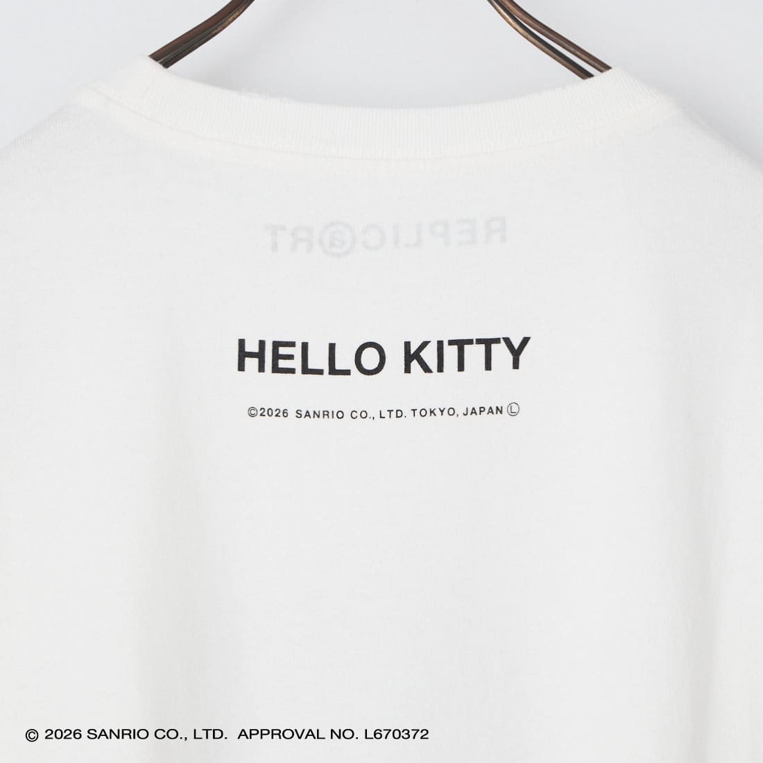 REPLICaRT [レプリカート] KITTY RIBBON HOODIE ショートスリーブTシャツ [RP-KT-002] WHT