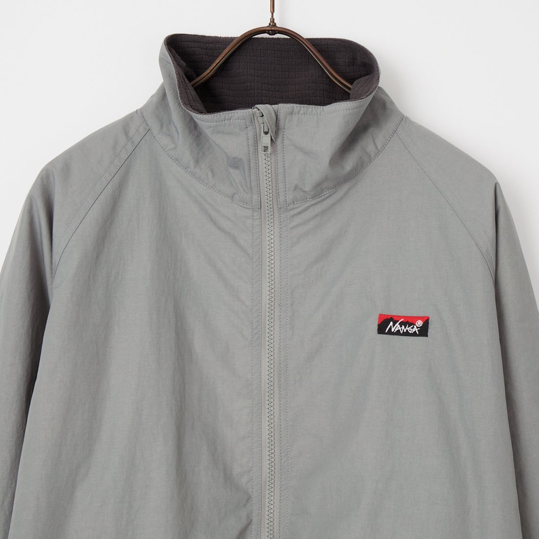 JEANSFACTORY × NANGA [ジーンズファクトリー × ナンガ] 別注 裏フリースブルゾン [NW2609-JF] GRAY