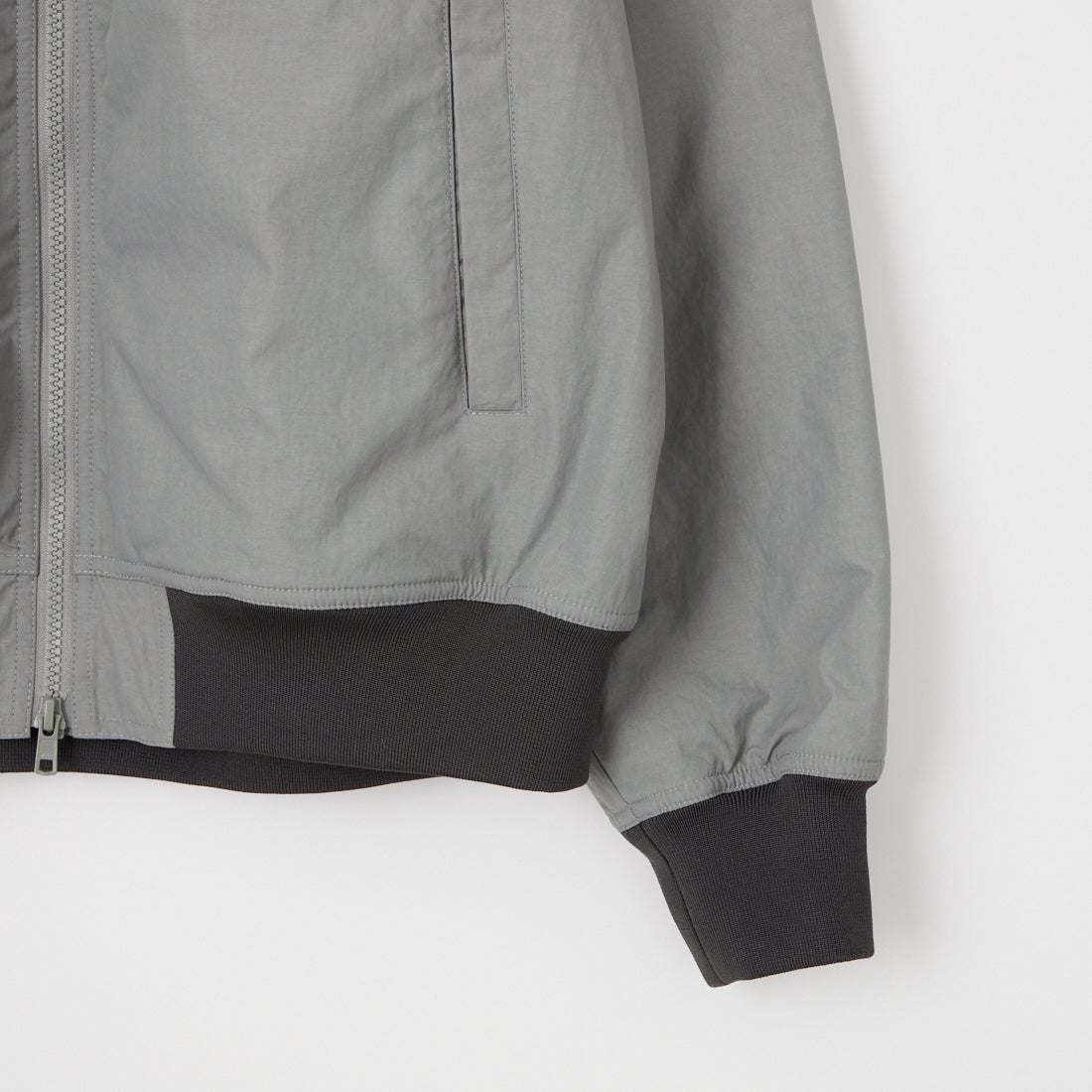 JEANSFACTORY × NANGA [ジーンズファクトリー × ナンガ] 別注 裏フリースブルゾン [NW2609-JF] GRAY