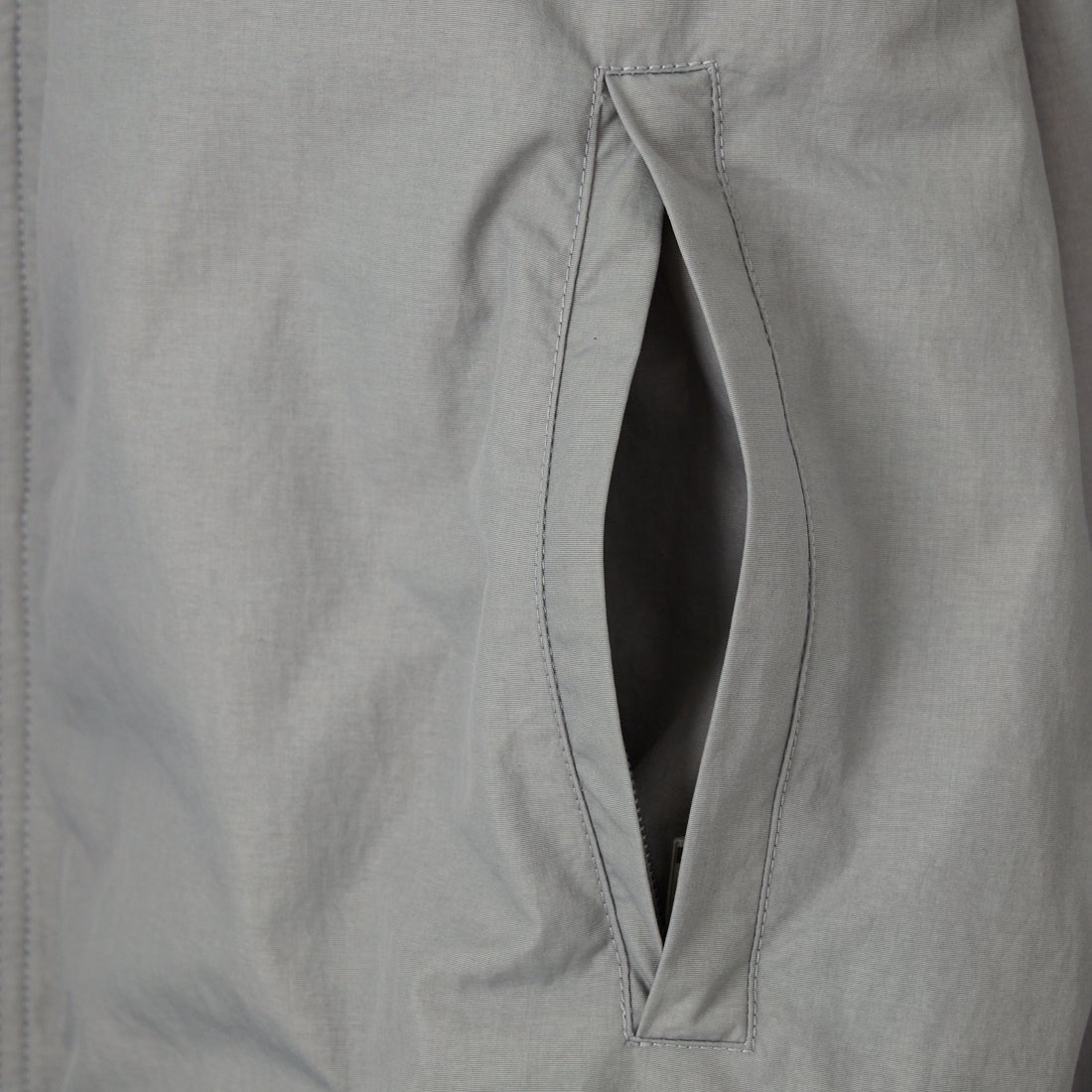 JEANSFACTORY × NANGA [ジーンズファクトリー × ナンガ] 別注 裏フリースブルゾン [NW2609-JF] GRAY