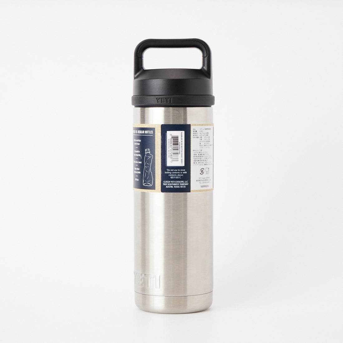YETI [イエティ] ランブラー 18ozチャグウォーターボトル [18OZ-BOTTLE-WITH-CHU] STAINLESS