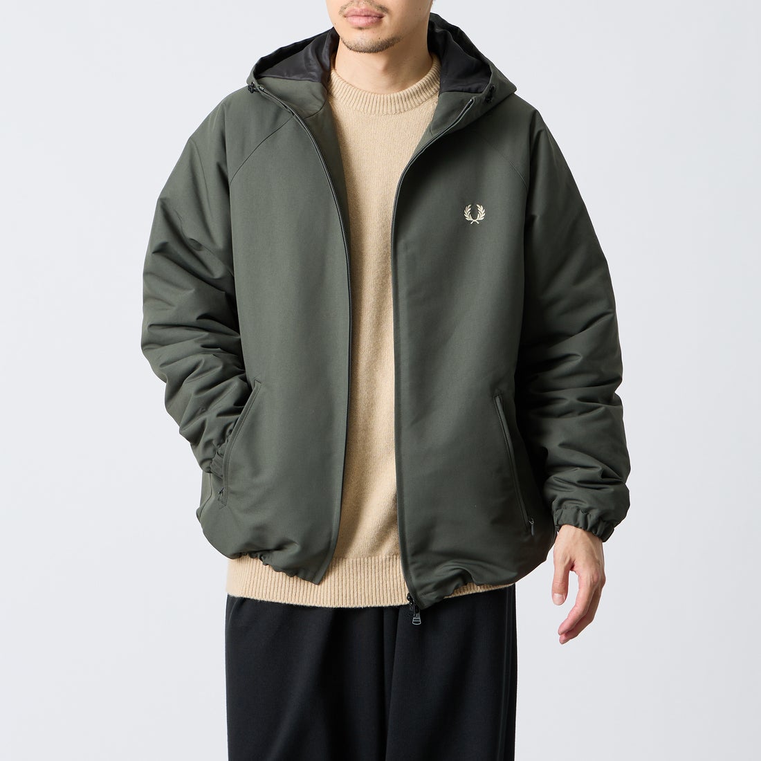 FIELD GREE&&モデル身長：168cm 着用サイズ：L&&