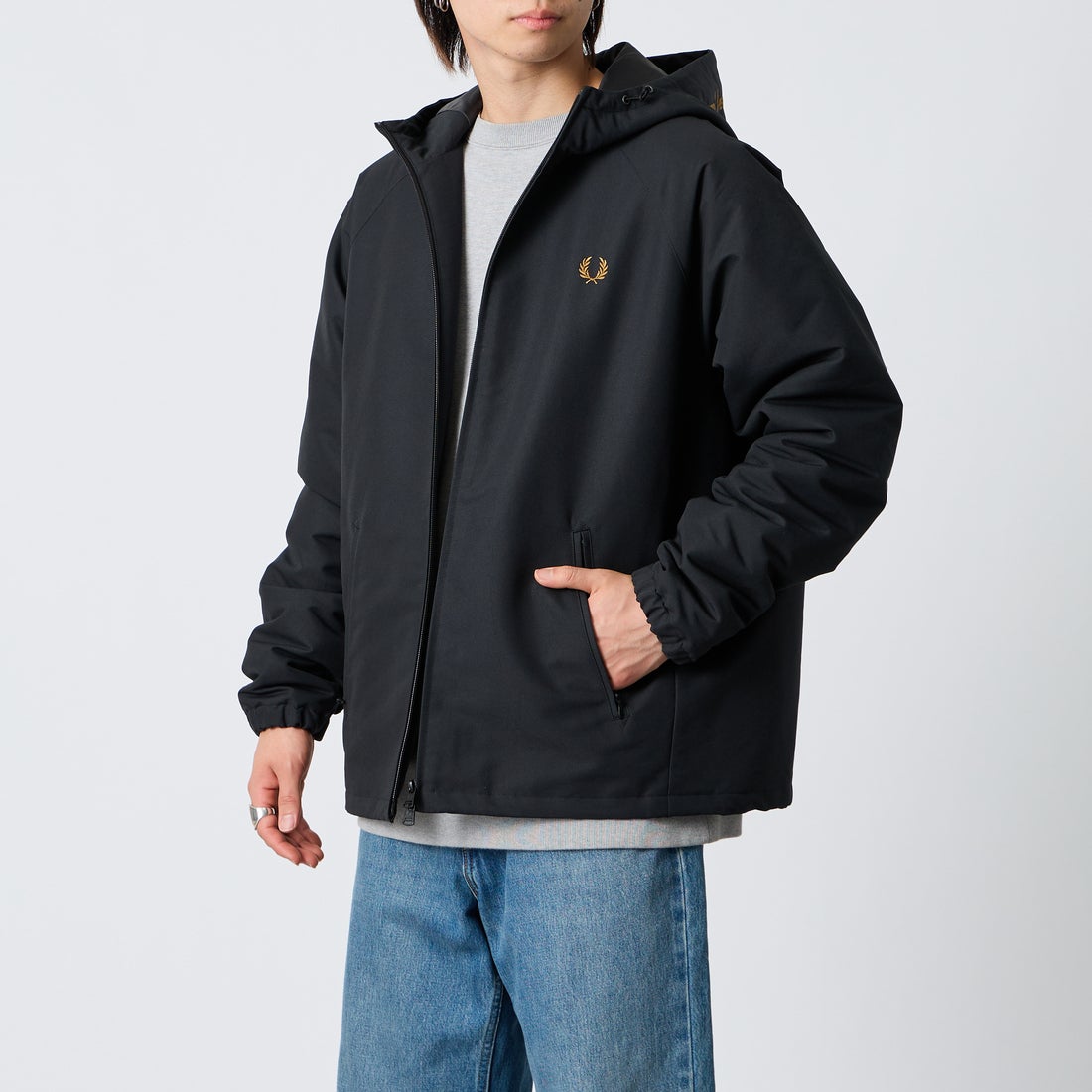 BLACK/DARK&&モデル身長：177cm 着用サイズ：L&&