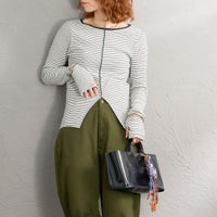 NAVY&&モデル身長：158cm 着用サイズ：F&&