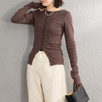 BROWN&&モデル身長：160cm 着用サイズ：F&&