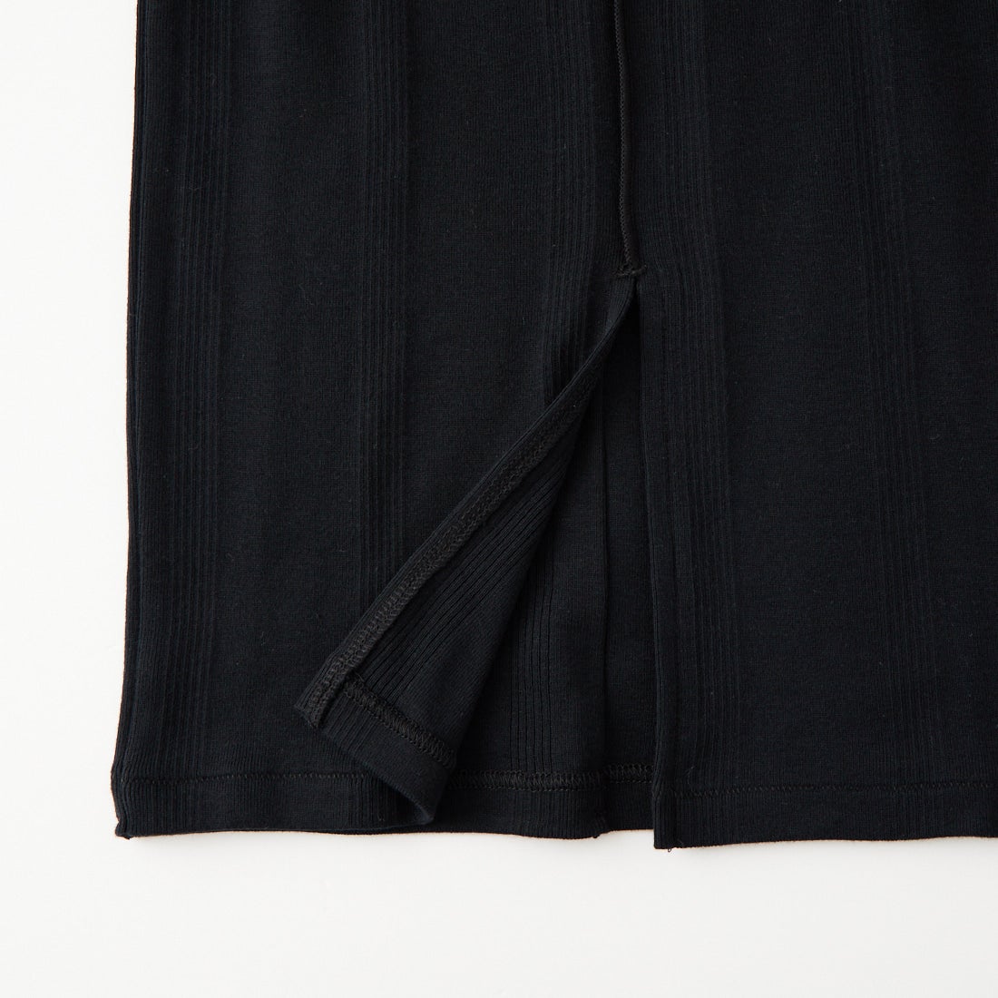 Robert P.Miller [ロバートピーミラー] 別注 スリット入り ボートネックカットソー [RM264-2042IN-JF] BLACK