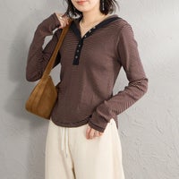 BROWN&&モデル身長：160cm 着用サイズ：F&&