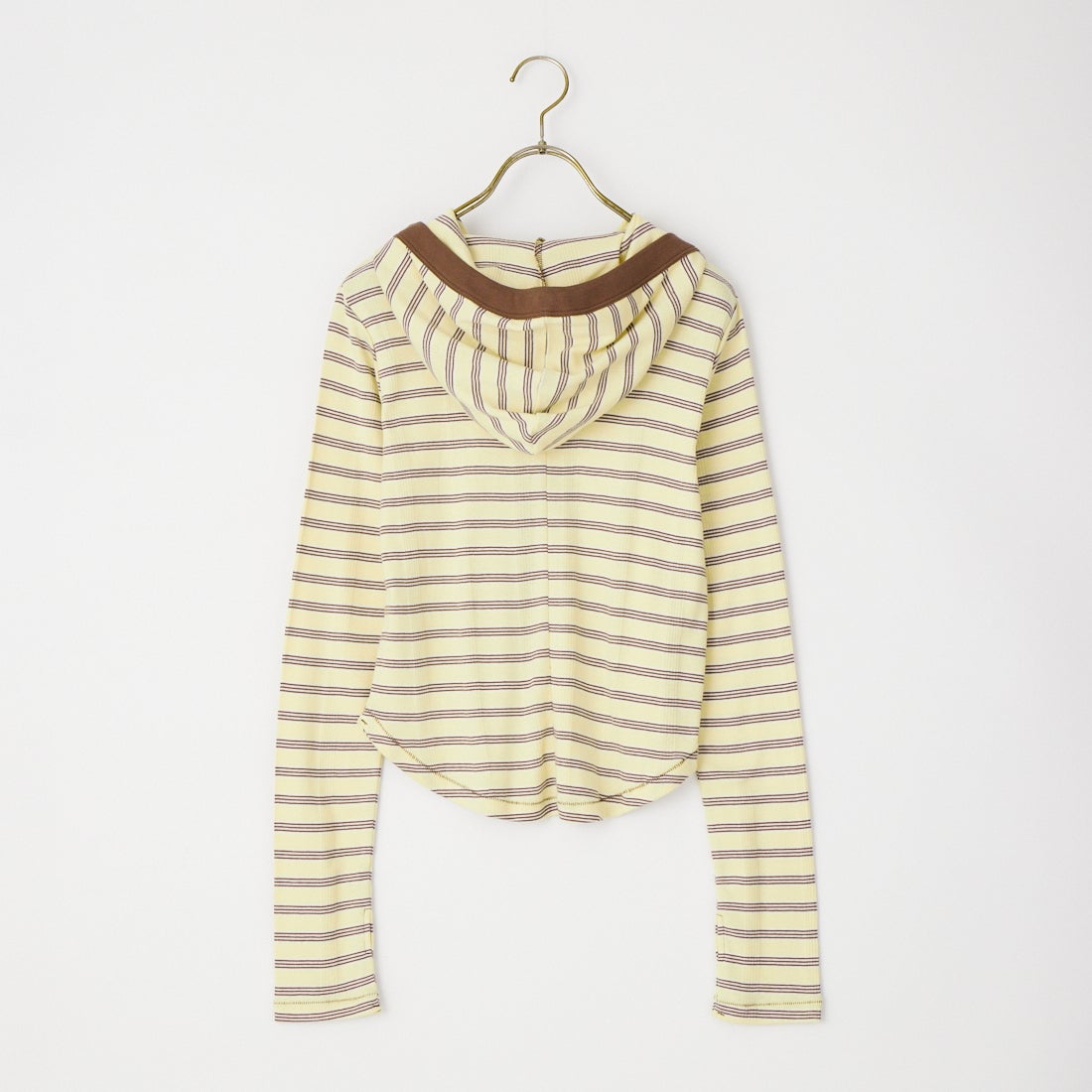 Robert P.Miller [ロバートピーミラー] 別注 ヘンリーネックフードカットソー [RM264-2283IN-JF] BANANA