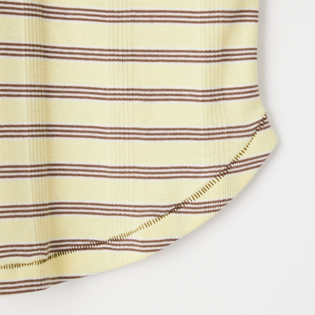Robert P.Miller [ロバートピーミラー] 別注 ヘンリーネックフードカットソー [RM264-2283IN-JF] BANANA