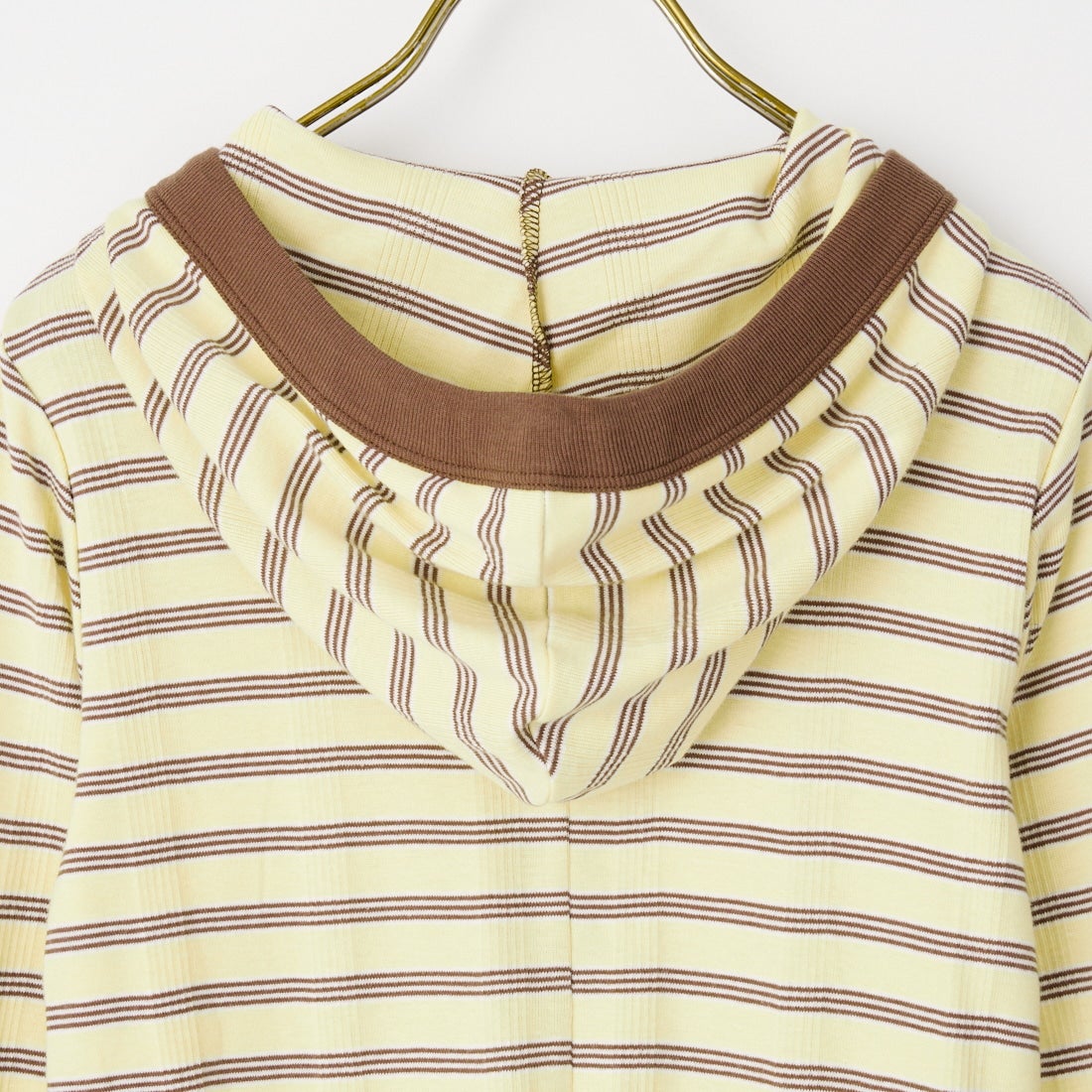 Robert P.Miller [ロバートピーミラー] 別注 ヘンリーネックフードカットソー [RM264-2283IN-JF] BANANA