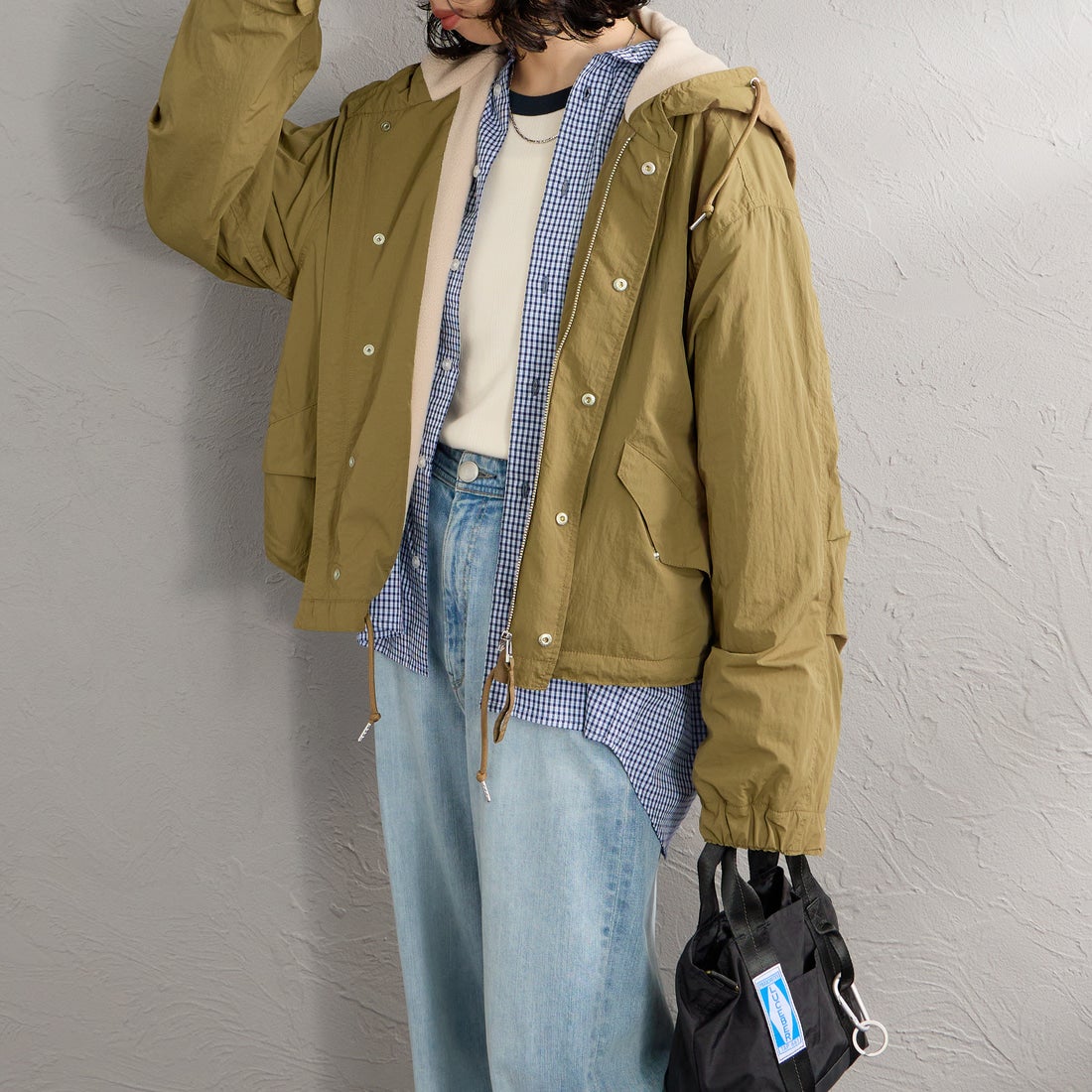 35 TAUPE&&モデル身長：162cm 着用サイズ：M&&