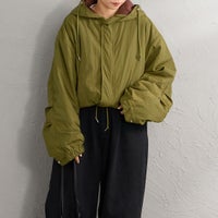 40 OLIVE&&モデル身長：156cm 着用サイズ：M&&