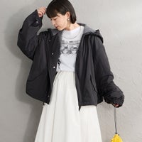 01 BLACK&&モデル身長：150cm 着用サイズ：M&&