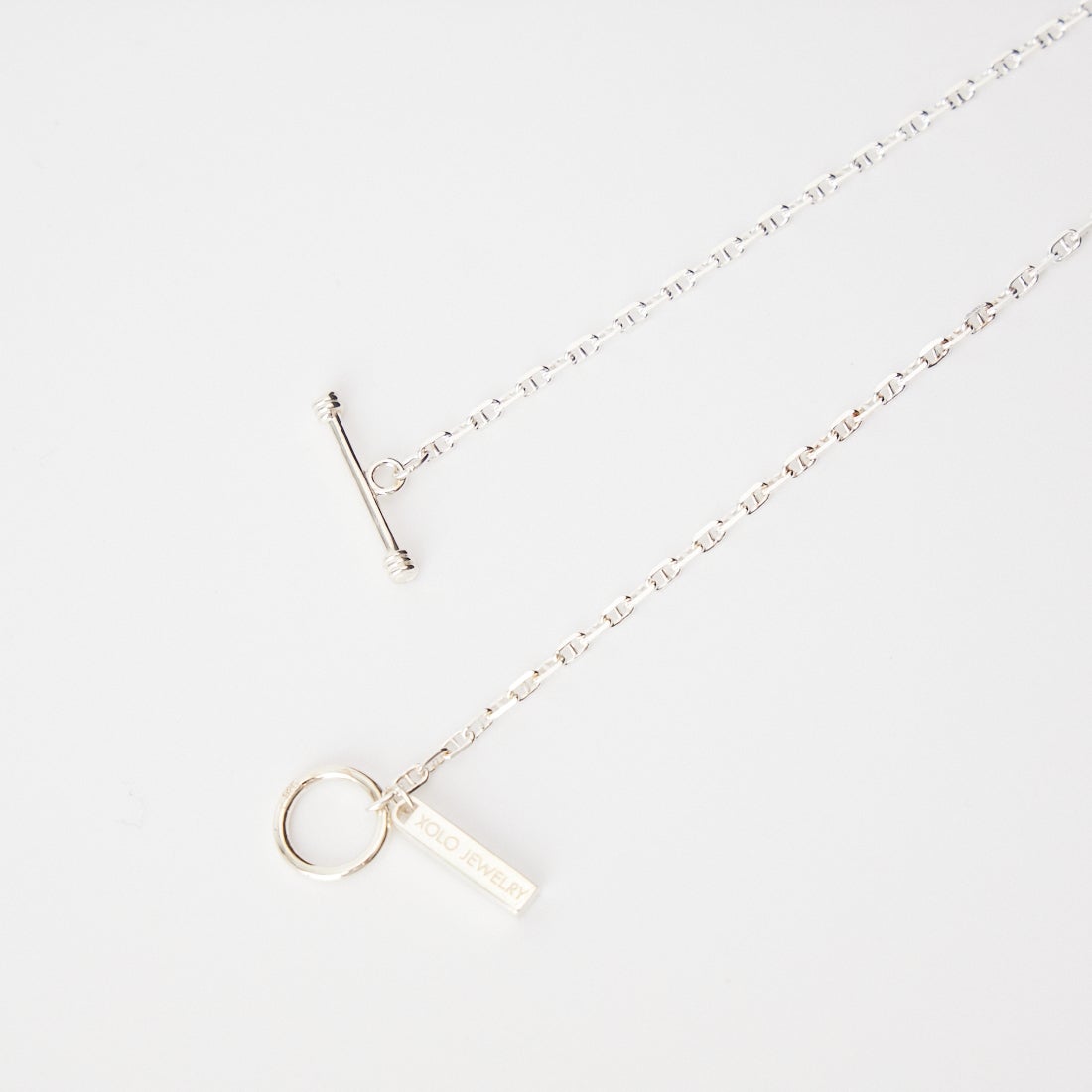 XOLO JEWELRY [ショロジュエリー] タイニーソリッドアンカーリンクネックレス [XON046-60] SILVER