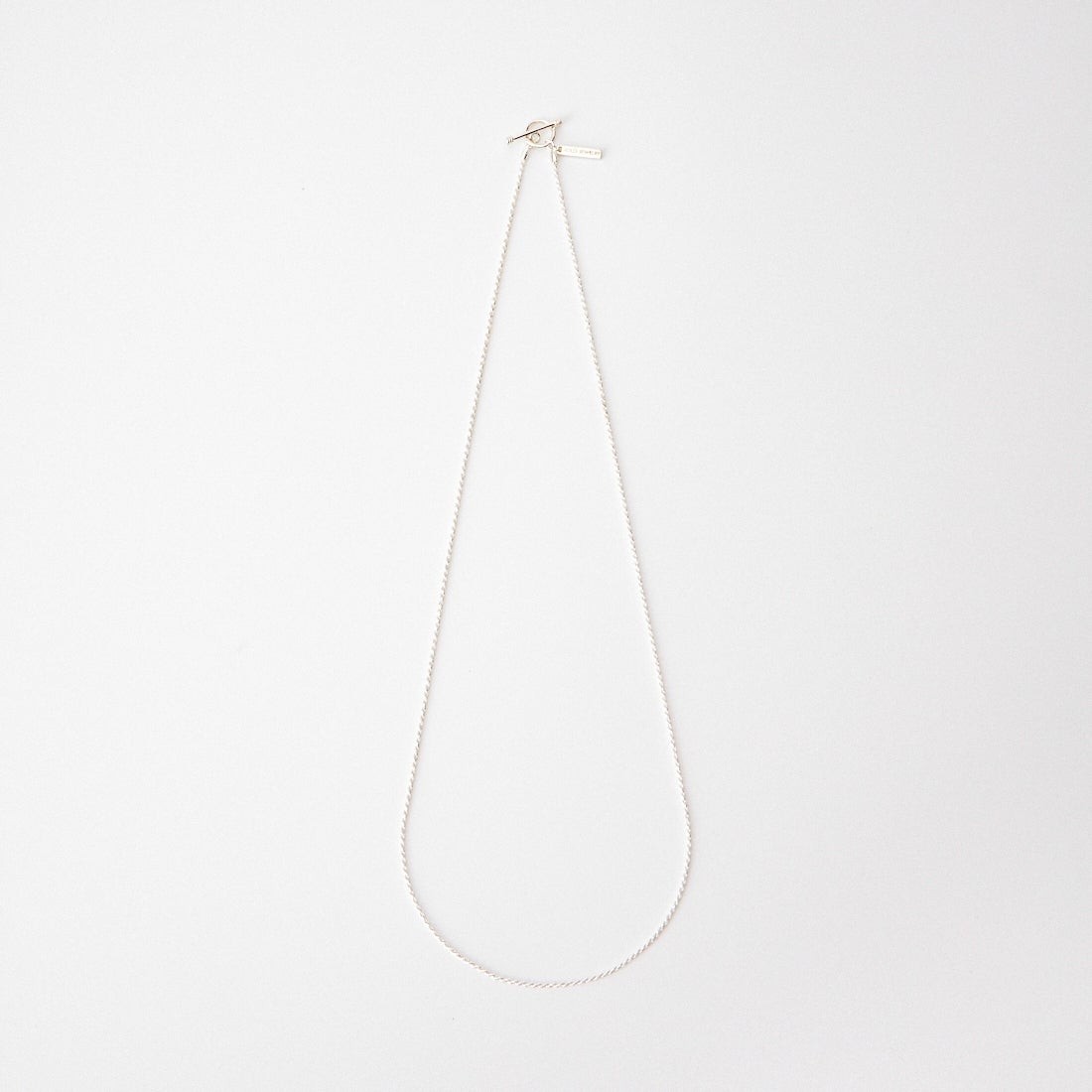 XOLO JEWELRY [ショロジュエリー] タイニーフレンチロープリンクネックレス [XON042-60] SILVER