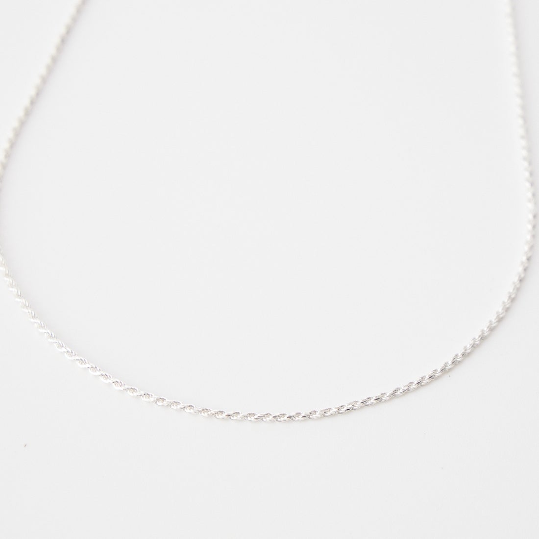 XOLO JEWELRY [ショロジュエリー] タイニーフレンチロープリンクネックレス [XON042-60] SILVER