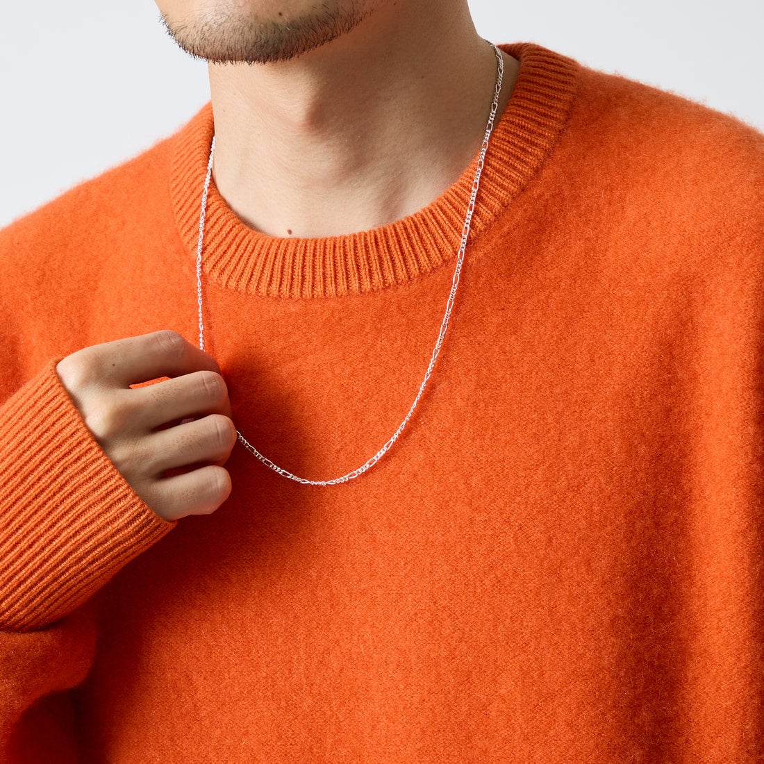 XOLO JEWELRY [ショロジュエリー] フィガロリンクネックレス [XON049-60] SILVER