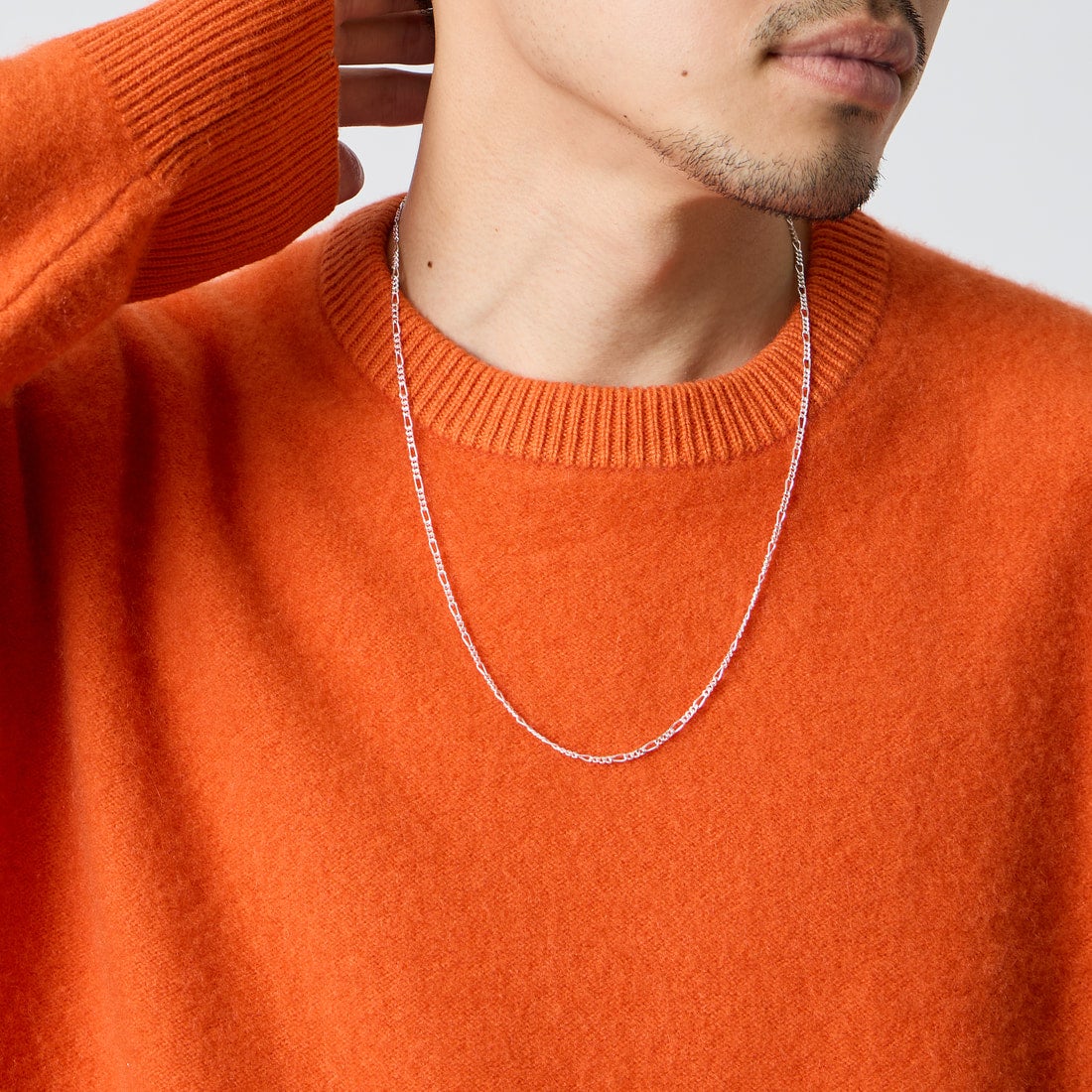 XOLO JEWELRY [ショロジュエリー] フィガロリンクネックレス [XON049-60] SILVER