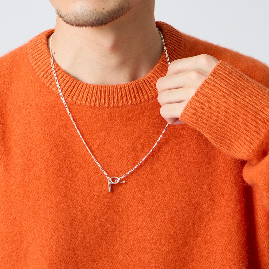 XOLO JEWELRY [ショロジュエリー] フィガロリンクネックレス [XON049-60] SILVER