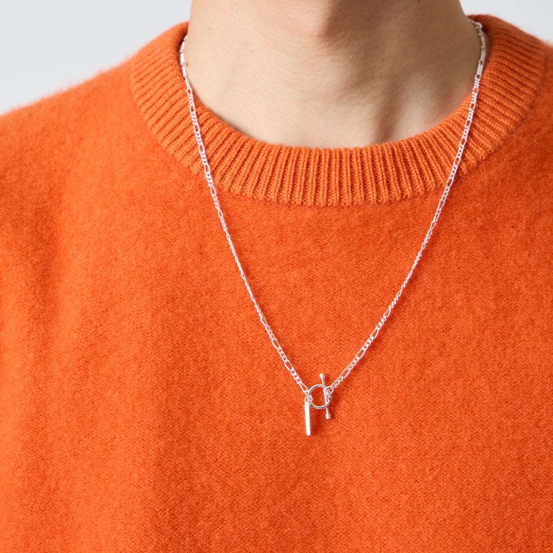 XOLO JEWELRY [ショロジュエリー] フィガロリンクネックレス [XON049-60] SILVER