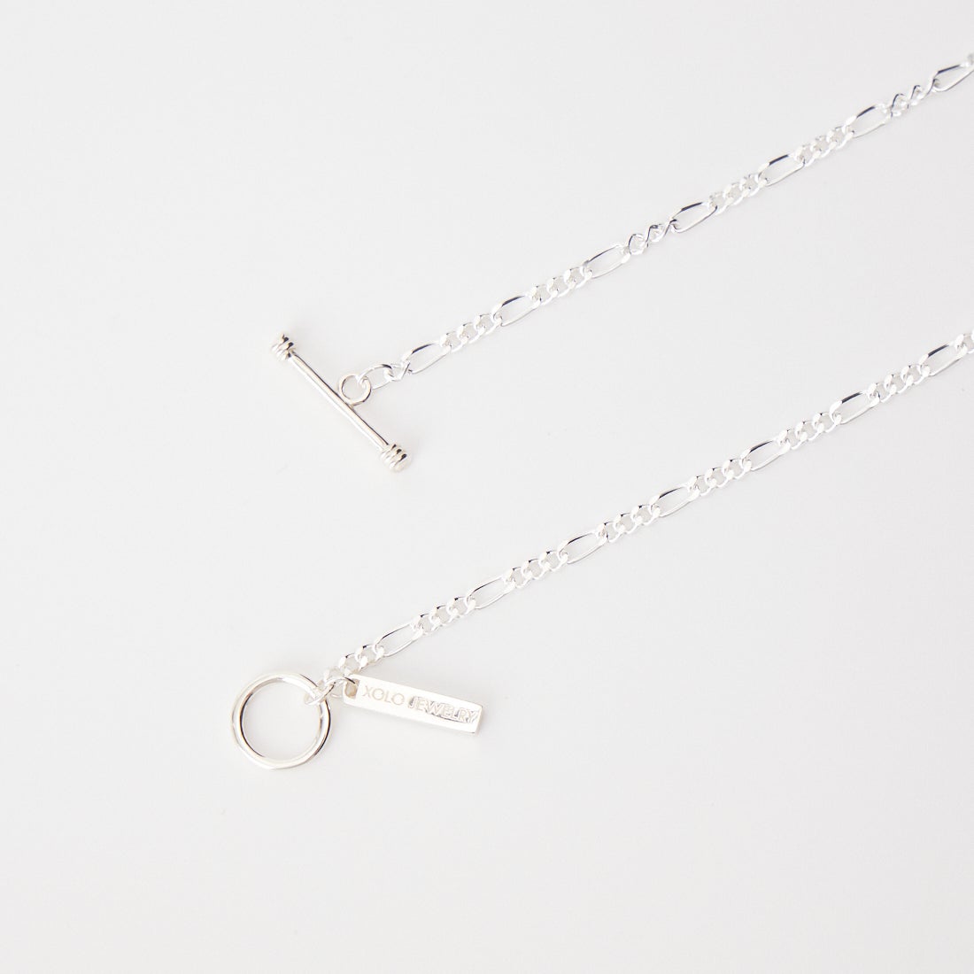 XOLO JEWELRY [ショロジュエリー] フィガロリンクネックレス [XON049-60] SILVER